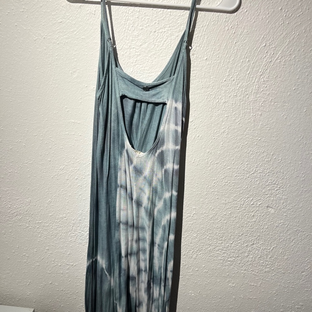 Blue billabong tie dye dress